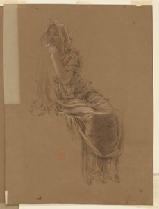 Étude pour une femme assise, "Festival des vendanges," Mendelssohn Glee Club, New York, NY