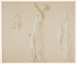 Étude pour le chef de la procession, "Vintage Festival," Mendelssohn Glee Club, New York, NY - Robert Frederick Blum