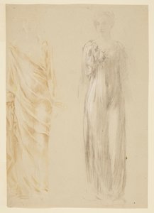 Étude pour femme debout, "Festival des vendanges," Mendelssohn Glee Club, New York, NY - Robert Frederick Blum