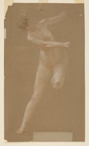 Étude pour la ménade gauche, « Fête des vendanges », Mendelssohn Glee Club, New York, NY - Robert Frederick Blum