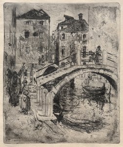 Canal et ponts vénitiens, 1886 - Robert Frederick Blum
