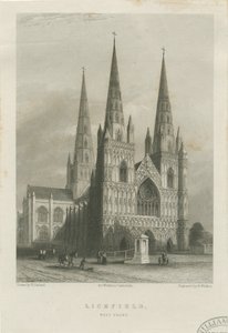 Cathédrale de Lichfield - Façade ouest - Robert Garland