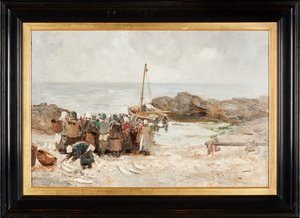 Le retour des pêcheurs - Robert Gemmell Hutchison