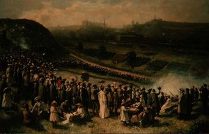 Revue de la Force Volontaire Écossaise, Édimbourg - Robert Gemmell Hutchison