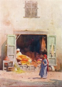 Une boutique au Caire, vers 1880 - Robert George Talbot Kelly