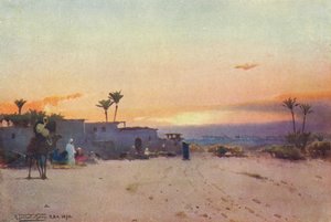 Un village fellah, vers 1880, 1904 - Robert George Talbot Kelly