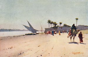 Un village du Nil, vers 1880, 1904 - Robert George Talbot Kelly