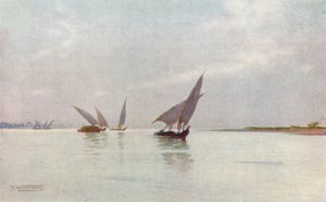 Un jour argenté sur le Nil, vers 1880, 1904 - Robert George Talbot Kelly