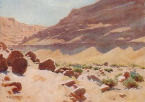 Un oued dans les collines de Mokattam, c1880, 1904 - Robert George Talbot Kelly