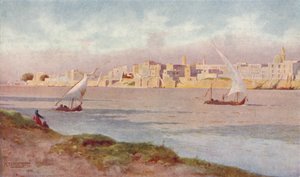 Bulak depuis Ghezireh, vers 1880, 1904