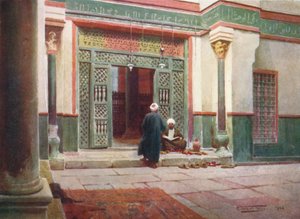 Grille dans la mosquée du Sultan Kelaun, vers 1880, 1904 - Robert George Talbot Kelly