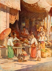 Dans un bazar birman - Robert George Talbot Kelly