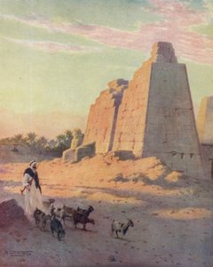 Pylône à Karnak, vers 1880, 1904 - Robert George Talbot Kelly