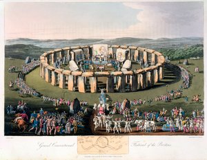 Grand festival conventionnel des Bretons, 1815 - Robert Havell