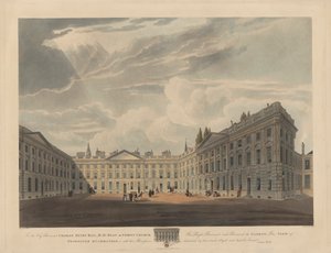 Quadrilatère de Peckwater, Christ Church, Oxford - Robert Havell