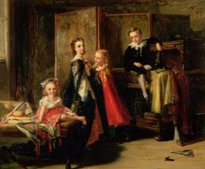 Habillage pour la charade : Les enfants de Patrick Allan Fraser, 1886 - Robert Herdman