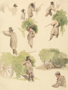 Transport de houblon et autres études - Robert Hills