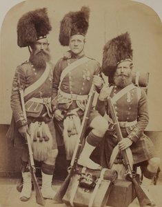 Gardner, McKenzie et Glen, 42e régiment de pied (The Royal Highland) - Robert Howlett