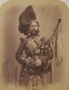 Joueur de cornemuse David Muir, 42e Highlanders (Black Watch) - Robert Howlett
