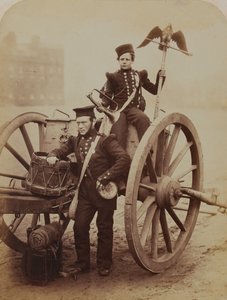 Trompettistes Gritten et Lang, Artillerie royale, 1856