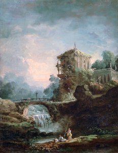 Paysage avec cascade, vers 1750-1808