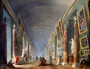 La Grande Galerie, Louvre, Paris, 1801-1805