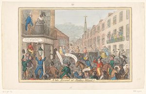 Caricature de la princesse Caroline, 1820 - Robert Isaac Cruikshank (attributed to workshop of)