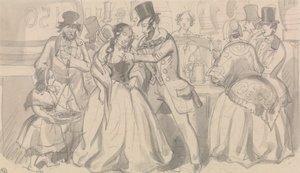 Rafraîchissement public dans la basse société - Robert Isaac Cruikshank
