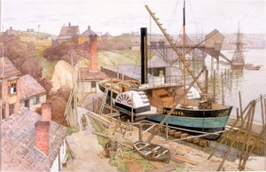Sur le Tyne - Robert John Scott Bertram
