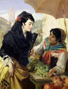 Le vendeur de fruits espagnol
