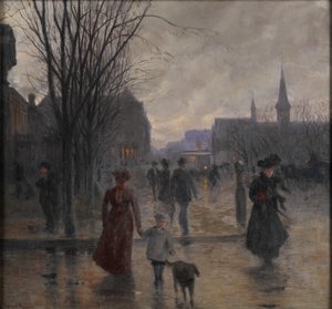 Soirée pluvieuse sur l
