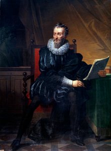 Portrait en pied du poète français François de Malherbe (1555-1628) Peinture de Robert Lefèvre (1755-1830) 19ème siècle Paris, bibliothèque Sainte-Geneviève - Robert Lefevre