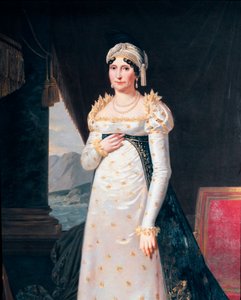 Portrait de Laetitia Bonaparte (Letizia Maria Ramolino) (1750-1836), mère de Napoléon Bonaparte (détail). Peinture de Robert Lefèvre (1755-1830) Museo Napoleonico, Rome - Robert Lefevre
