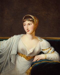 Portrait de la princesse Pauline Borghese, épouse du général Leclerc (huile sur toile)