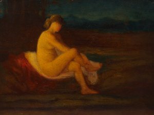 Un baigneur - Robert Loftin Newman