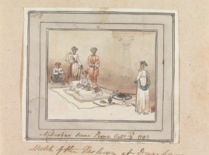 Une scène de Durbar, Poona, 3 octobre 1792 - Robert Mabon