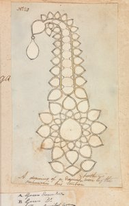 Plume de diamant portée par le Peshwa dans son turban - Robert Mabon