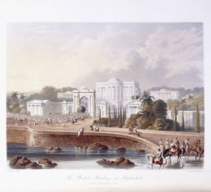 La résidence britannique à Hyderabad - Robert Melville Grindlay