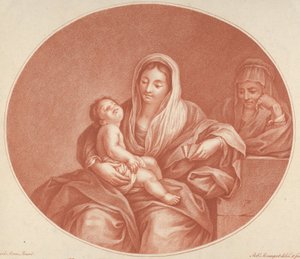 La Vierge assise avec l