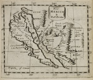 Carte du Nouveau-Mexique - Robert Morden