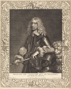 François, Duc de Beaufort - Robert Nanteuil after Jean Nocret
