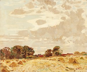 Récolte aux Knowes, East Linton - Robert Noble
