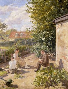 Dans le jardin