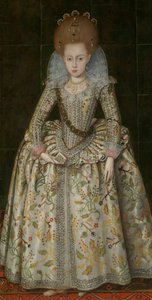 Princesse Élisabeth 1596-1662, plus tard Reine de Bohême, vers 1606