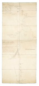 Esquisse de communication de York sur le lac Ontario à Glouscester ou Machidash Bay, lac Huron, prise par le lieutenant Pilkington des ingénieurs royaux et Alex.r Aitken, arpenteur adjoint en octobre 1793. - Robert Pilkington