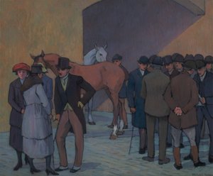 Un matin chez Tattersall - Robert Polhill Bevan