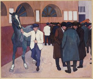 Marchands de chevaux au Barbican, 1918