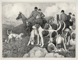 Scène de chasse - Robert Polhill Bevan