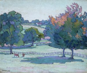 Érables à Cuckfield, Sussex, 1914
