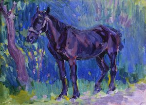 Étude pour Cheval de Ferme du Sussex, c. 1904-6